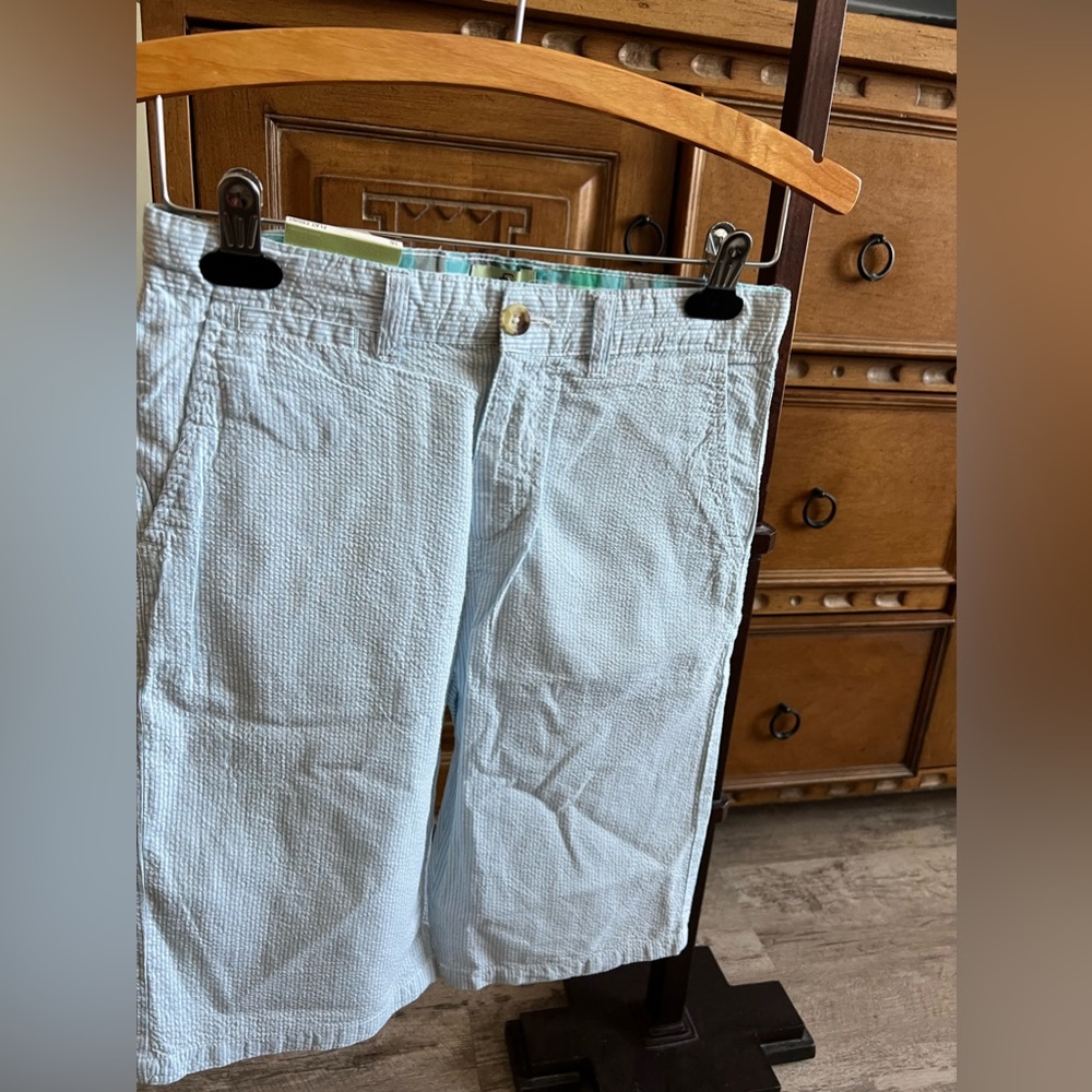 Class Club Size 16 Boy’s Striped Lt. Blue/White Modern Fit Shorts